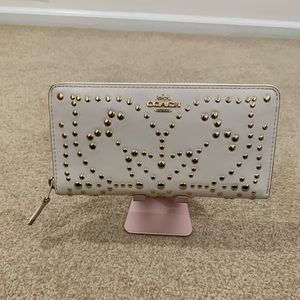 NWT Coach Celeste Leather Studded Wallet